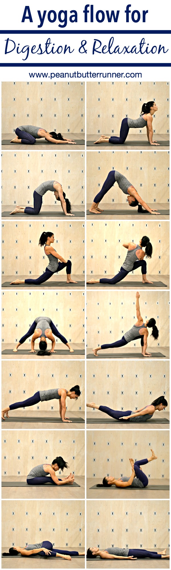 Yoga Poses to Help Digestion - 10 Minute Class to relieve bloating and gas