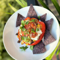 Mexican-Style Stuffed Peppers with Quinoa, Corn and Black Beans